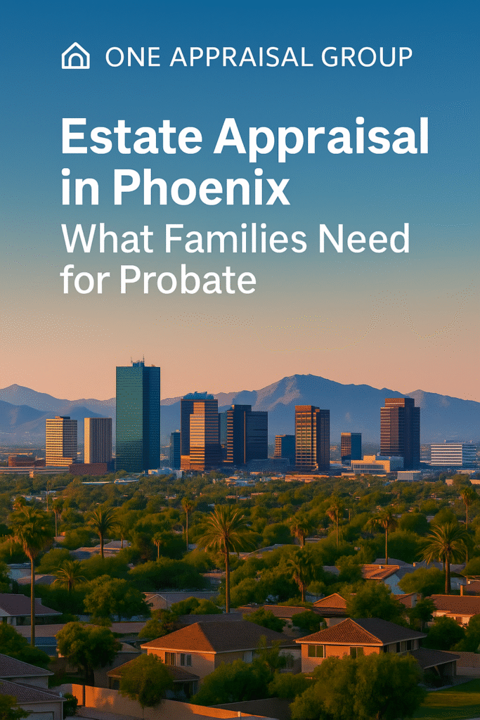 Estate appraisal in Phoenix for probate — One Appraisal Group